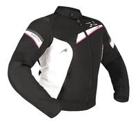 Richa Gotham 3 Ladies Waterproof Moto Textile Jacket Black / White / Fuchsia