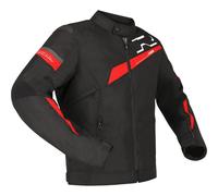 Richa Gotham 3 Waterproof Motorcycle Motorbike Textile Jacket - Black / Red