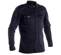 RICHA HAMADA NAVY BLUE PROTECTIVE ARMOURED MOTORCYCLE MOTORBIKE RIDING SHIRT TOP