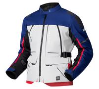 Richa Infinity 3 Adventure Motorcycle Motorbike Waterproof Jacket - Blue / Red