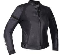 Richa Laura Ladies Motorcycle Motorbike Leather Jacket Black