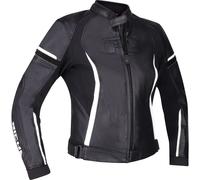 Richa Laura Ladies Motorcycle Motorbike Leather Jacket Black / White