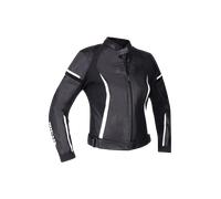 Richa Laura Women's Motorcycle Jacket Black/White38 Black,White