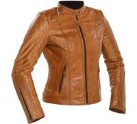Richa Lausanne Ladies Motorcycle Motorbike Leather Jacket Cognac
