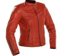 Richa Lausanne Ladies Motorcycle Motorbike Leather Jacket Red