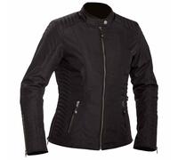 RICHA LAUSANNE TEX LADIES BLACK LEATHER MOTORCYCLE MOTORBIKE BIKER JACKET
