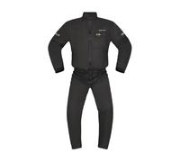 Richa Monsoon Waterproof Windproof Motorcycle Over 1 PC Rain Suit Overall (Black, 2XL)