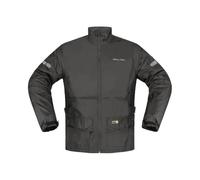 Richa Monsoon Waterproof Windproof Rain Wear Over Jacket (UK, Alpha, L, Regular, Regular, Black)