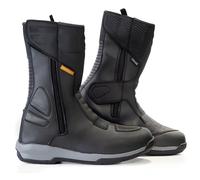 RICHA OBERON BLACK WATERPROOF TOURING MOTORCYCLE MOTORBIKE BOOTS WITH D3O ARMOUR
