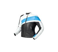 Richa Paige Women's MC Jacket White/Light Blue40 White,Light Blue