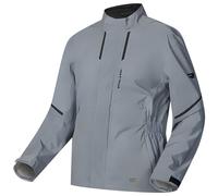 Richa Rain Flare 2 Waterproof Reflective Motorcycle Over Jacket Silver