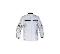 Richa 2RFL4900-L Rain Flare Reflective Motorcycle Over Jacket L Reflective White