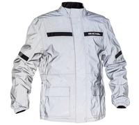 Richa 2RFL4900-L Rain Flare Reflective Motorcycle Over Jacket L Reflective White