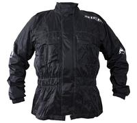 Richa Rain Warrior All Weather Black 100% Waterproof Motorcycle Over Jacket