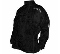 Richa Rain Warrior Waterproof Motorcycle Motorbike Over Jacket Black Medium