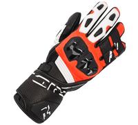 Richa RS-86 Leather Motorcycle Motorbike Gloves - Black / Red