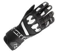 Richa RS-86 Leather Motorcycle Motorbike Gloves - Black / White