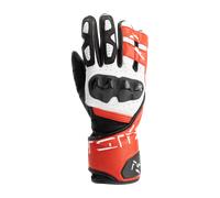 Richa RS-86 Leather Motorcycle Motorbike Gloves - Black / Red