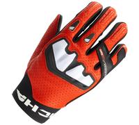Richa Stradale AP-X Leather Motorcycle Motorbike Gloves - Black / Red