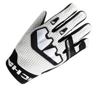 Richa Stradale AP-X Leather Motorcycle Motorbike Gloves - Black / White