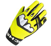 Richa Stradale AP-X Mens Short Leather Sports Motorcycle Gloves Yellow Black