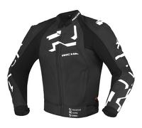 Richa Stradale Moto Motorcycle Motorbike Leather Jacket Black / White