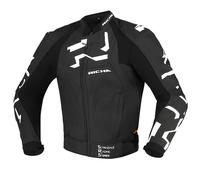 Richa Stradale Moto Motorcycle Motorbike Leather Jacket Black / White