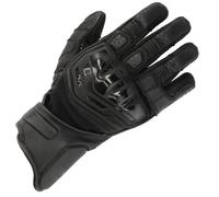 Richa Stradale Stealth Black Short Leather Motorcycle Motorbike Sports Gloves