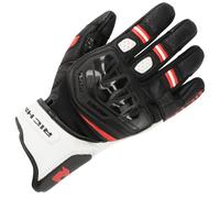 Richa Stradale Stealth Gloves - Black/White/Red Motorcycle Motorbike