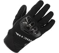 Richa Stradale Summer Motorbike Motorcycle Gloves - Black / Black