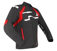 Richa Stradale Tex Waterproof Moto Motorcycle Textile Jacket Black / White / Red