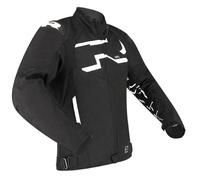 Richa Stradale Tex WP Waterproof Black White Short Sports Motorcycle Jacket