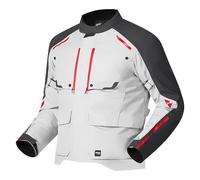 Richa Taurus Moto Motorcycle Motorbike Textile Jacket Grey / Red