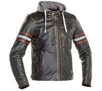 Richa Toulon 2 Leather Motorcycle Jacket - Black/Red