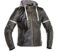 Richa Motorcycle Leather Jacket Toulon 2 – Size 52 – Black/Brown