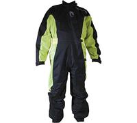 Richa Typhoon Rain Waterproof Motorcycle One Piece Suit Overall Black/Yellow (5XL)