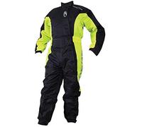 Richa Typhoon Rain Waterproof Motorcycle One Piece Suit Overall Black/Yellow. L