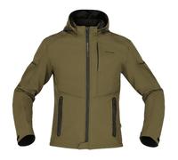 RICHA VANQUISH 2 GREEN SOFTSHELL SUMMER MOTORCYCLE MOTORBIKE JACKET D3O ARMOUR