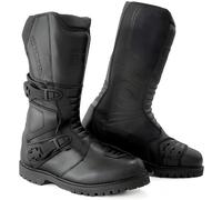 RICHA WATERPROOF ADVENTURE TOURING WP MOTORCYCLE MOTORBIKE BOOTS BLACK
