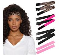 Richaa 8 Pcs Elastic Wig Band, Soft Adjustable Melting Headband, Sports Running No-Slip Headbands, Fashion Yoga Gym Hair Accessories