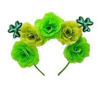 Richaa St Patricks Day Headband Women, Green St Paddys Day Headband, St Patricks Day Accessories for Party Costume Headwear