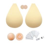 Richaa Stick on Bra, Invisible Sticky Bra for Backless Dresses, Strapless Bra for Wedding, Party, Swimwear