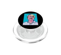 Richard Brautigan Retro Pop Art Portrait PopSockets PopGrip for MagSafe