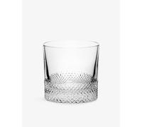 Richard Brendon Richard Brendon Diamond Single Old Fashioned Crystal Glass Tumbler Clear