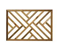Richard Burbidge Crosshatch Traditional Pressure Treated Green Wooden Decorative Fence Panel (W)1.13M (H)0.76M