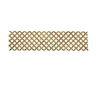 Richard Burbidge Decking 2Ft Green Garden Dividing Screen Timber Trellis Panel (W)244Cm X (H)60Cm
