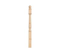 Richard Burbidge Natural Pine Turned Newel Post (H)1500mm (W)82mm