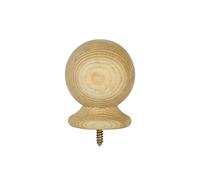 Richard Burbidge Redwood Ball Top Ball Cap, Green (H)75mm (W)75mm