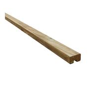 Richard Burbidge Redwood Colonial Capping Post Cap, Green (H)35mm (W)64mm