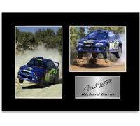 Richard Burns WRC Champion 2001 Signed Photo Display Mount A4#2
